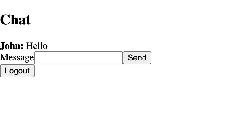 Astro Chat UI with sending messages form